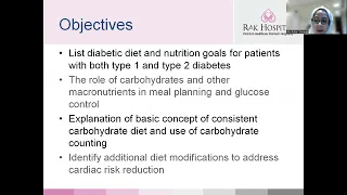 DiaBeat Webinar Series, Diabetes Diet