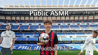 Public ASMR At A Football Stadium