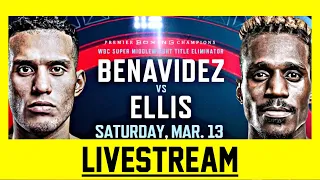 🔴David Benavidez vs Ronald Ellis | LIVE Fight Round by Round Commentary