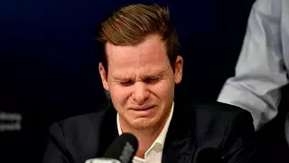 EMOTIONAL Steve Smith CRIES & Begs For Forgiveness In Front Of World Media