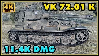 World of Tanks | VK 72.01 (K) - 8 Kills - 11,4K Damage Gameplay