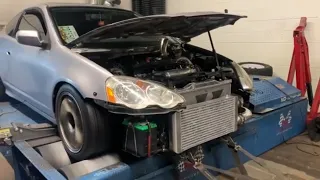 K24a turbo Rsx type s is together. (Dyno runs and pulls)