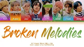 [8 members karaoke] Broken Melodies || NCT Dream {엔시티 드림} 8th member ver. (Color coded lyrics)