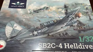 Infinity Models HpH SB2C-4 Helldiver 1/32 Scale Model Aircraft