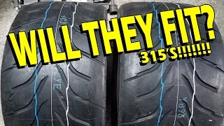 315 Tires on a Camaro LT, SS, 1LE, ZL1 20" Wheel