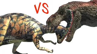 Long Battle 1vs1 ARBS｜ Parasaurolophus VS T-Rex  --  Animal Revolt Battle Simulator