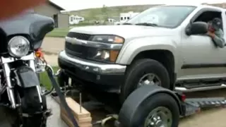 Best way to tow your car and motorcycle behind your motorhome, Tandem Tow Dolly