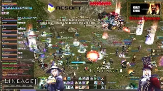 Lineage 2 official Classic NA Server Talking Island 2018 Raid [Knight/king] gameplay pvp mmorpg ES