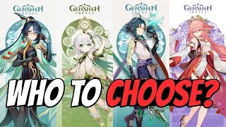 Xianyun Vs Nahida Vs Yae Miko Vs Xiao | Who Should You Pull? (Genshin 4.4)