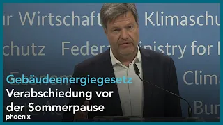 Robert Habeck zu Klimaschutzgesetz und Klimaschutzprogramm am 14.06.