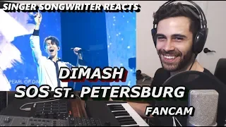 Dimash SOS St. Petersburg FANCAM | Singer Songwriter Reaction