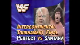 IC Title   Tito Santana vs Mr Perfect   SuperStars May 19th, 1990
