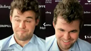 Magnus Carlsen is NOT Happy with His Play in the Endgame But He Laughs After Win Against Aronian