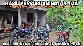 HASIL PERBURUAN MOTOR TUA GALUH CLASSIC‼️MOTORNYA KEREN ABIS 🤤 SAYANG BERBURUNYA NGGAK MASUK KONTEN