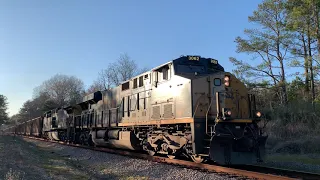 CSX Loaded Coal Train T478-01 again through Hopkins, SC on the Eastover Subdivision