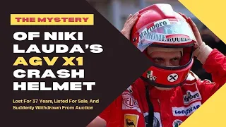 The Mystery Of Niki Lauda’s AGV X1 F1 Crash Helmet Lost for 37 Years