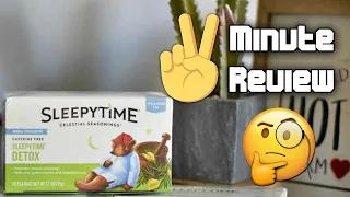 The 2 Minute Review - Celestial Seasonings Wellness Tea Sleepytime Detox