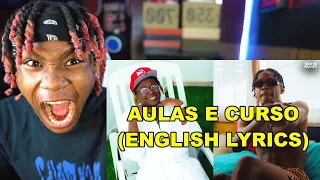 DNASTY - Aulas e Cursos [ENGLISH LYRICS] (REACTION)