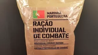2016 Portuguese Navy 24 Hour Individual Combat Ration MRE Review Meal Ready to Eat Taste Test