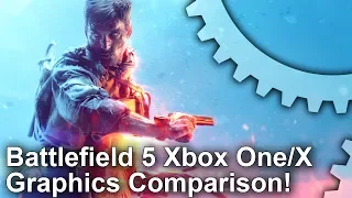 [4K] Battlefield 5: Xbox One vs X Graphics Comparison + Frame-Rate Test!