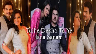 Tujhe Dekha To Ye Jana Sanam 💕 ft. Anuseena #gulki_joshi #rahil_azam #madam_sir #shorts