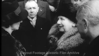 Historic Archival Stock Footage WWII - Queen Wilhelmina Returns To Netherlands From Exile