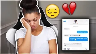 LYRIC PRANK TURNS INTO A BREAK UP PRANK ON HUSBAND!!!