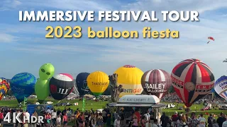 Experience the Bristol Balloon Fiesta 2023 | An immersive festival tour in 4K