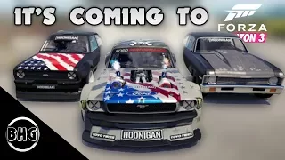 THE HOONIGAN CAR PACK IS COMING TO FORZA HORIZON 3!
