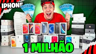 COMPREI TODOS OS IPHONES DA LOJA! (R$1.000.000)