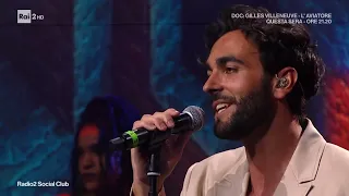 Marco Mengoni- Mi Fiderò live at Radio2 Social Club