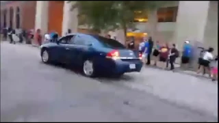 St Louis Protest Police Terrorize Protesters almost runs over protesters