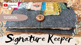 Build a Journal - Junk Journal Signature Keeper Storage Folder