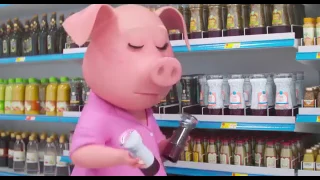 Sing HD 1080p- Rosita dancing in the shop