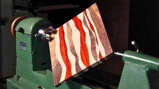 Woodturning a Fantastic Bowl From a Flat Board