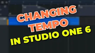 Changing Tempo Mid Song in Studio One - Speeding up and Slowing Down
