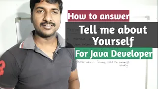 Tell me about Yourself Interview Question for Java Developer | How to introduce yourself