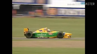 Senna vs Prost vs Schumacher Inglaterra Silverstone 1993