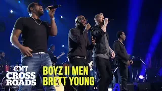 Boyz II Men & Brett Young 'Catch' | CMT Crossroads