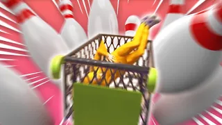 Crazy Bowling with Shopping Carts