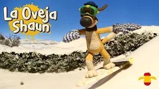 Jugando con la nieve - La Oveja Shaun HD