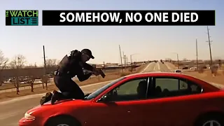 Cop Clings To Car For Dear Life After Traffic Stop Gone Wrong