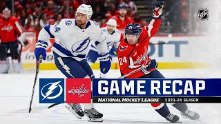 Lightning @ Capitals 12/23 | NHL Highlights 2023