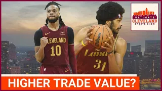 Who has the higher trade value for the Cleveland Cavaliers, Jarrett Allen or Darius Garland?