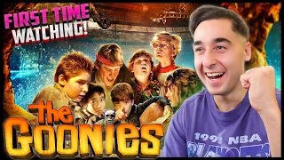 Film Student Watches THE GOONIES (1985) for the FIRST TIME! The Best Rainy Day Movie!!!