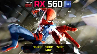 RX 560 4GB | Marvel’s Spider Man Remastered | 1080P, 900P, 720P | Low