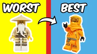 every LEGO NINJAGO dragons rising MINIFIGURE ranked!...