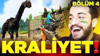 GİZLİ SU ALTI MAĞARASINDA HAZİNE BULDUK! KRALİYETE DOĞRU! Ark Survival Evolved #4