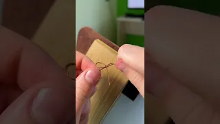 Why did I scratch my iphone? 🤔 ASMR DIY CRAFT RELAX LEATHER