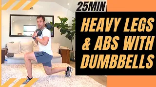 Heavy LEGS & ABS Home Workout | Master Trainer Chris Tye-Walker